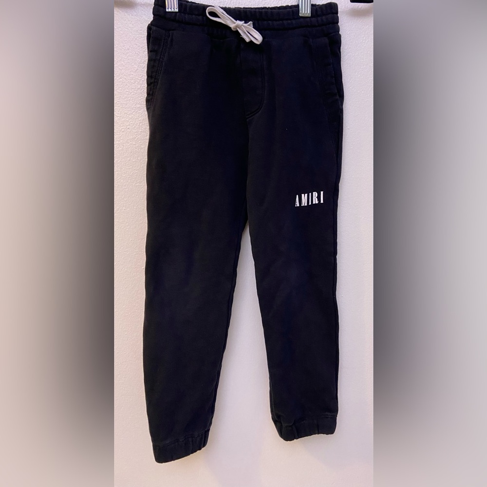 AMIRI Logo Black Sweatpants Size‎ 6Y